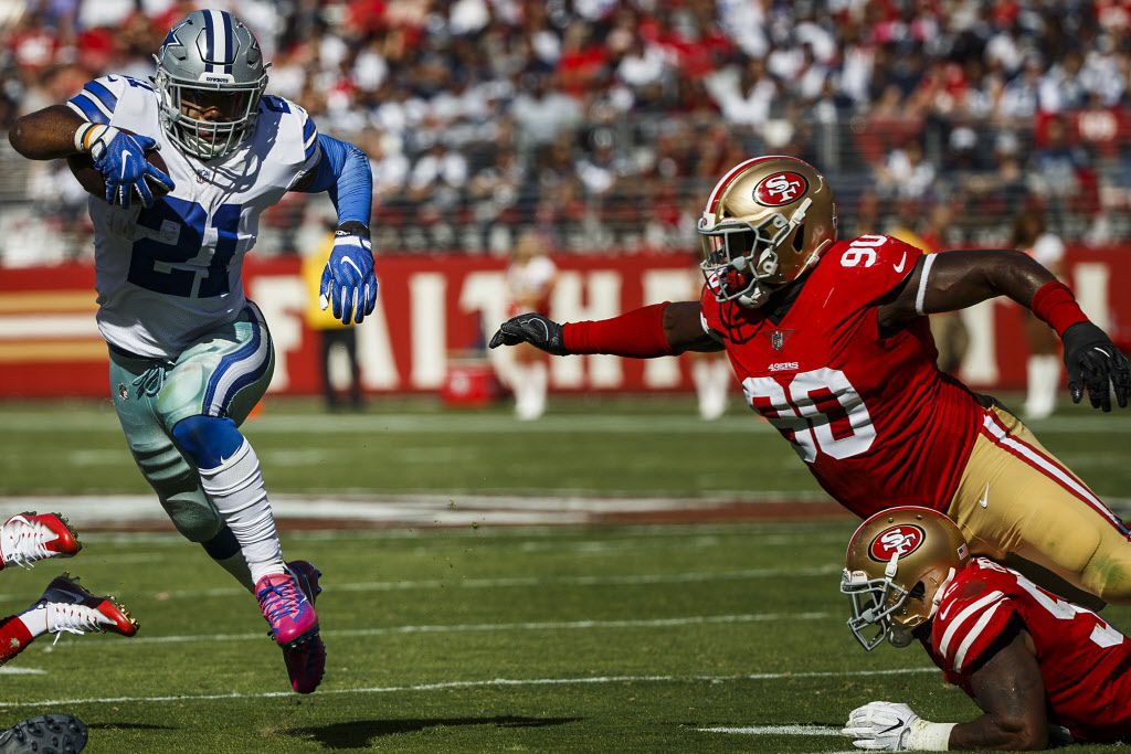 How Ezekiel Elliott's dominant game against 49ers reminded him of