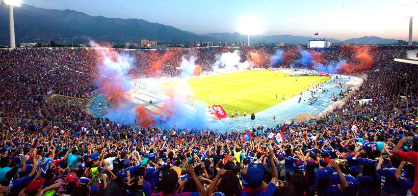 Estadio Nacional, Hinchas, Universidad de Chile