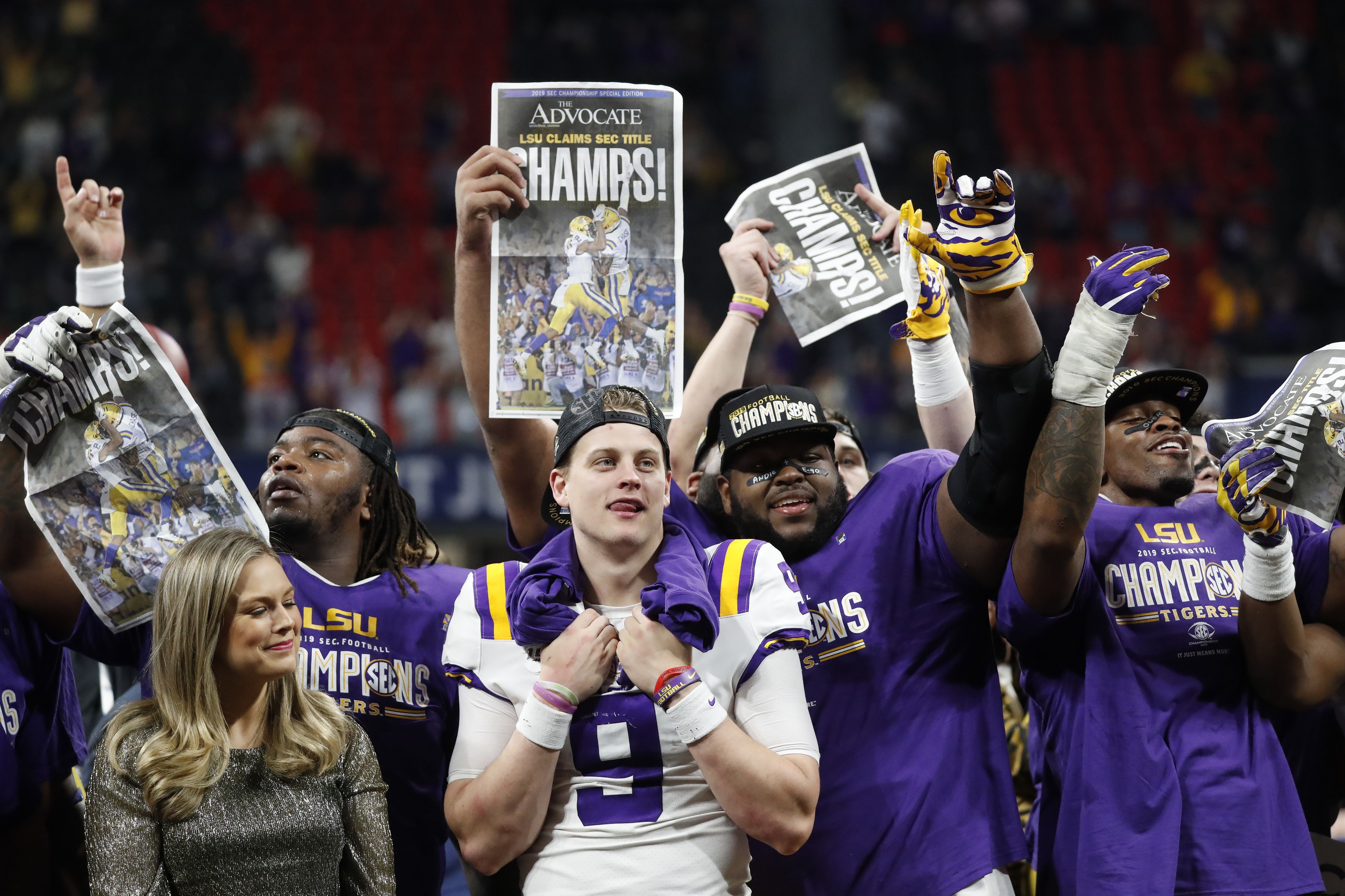 LSU Quarterback Joe Burrow Celebrates Louisiana With Burreaux