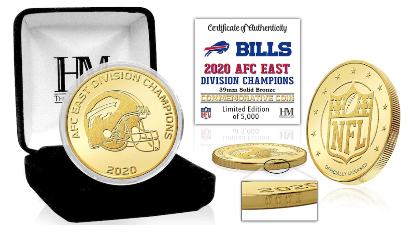 West Seneca Chamber of Commerce - Where are our Buffalo Bills fans? We're  still looking for an opening bid of just $20 for this pair of Buffalo Bills  2020 AFC East Champions