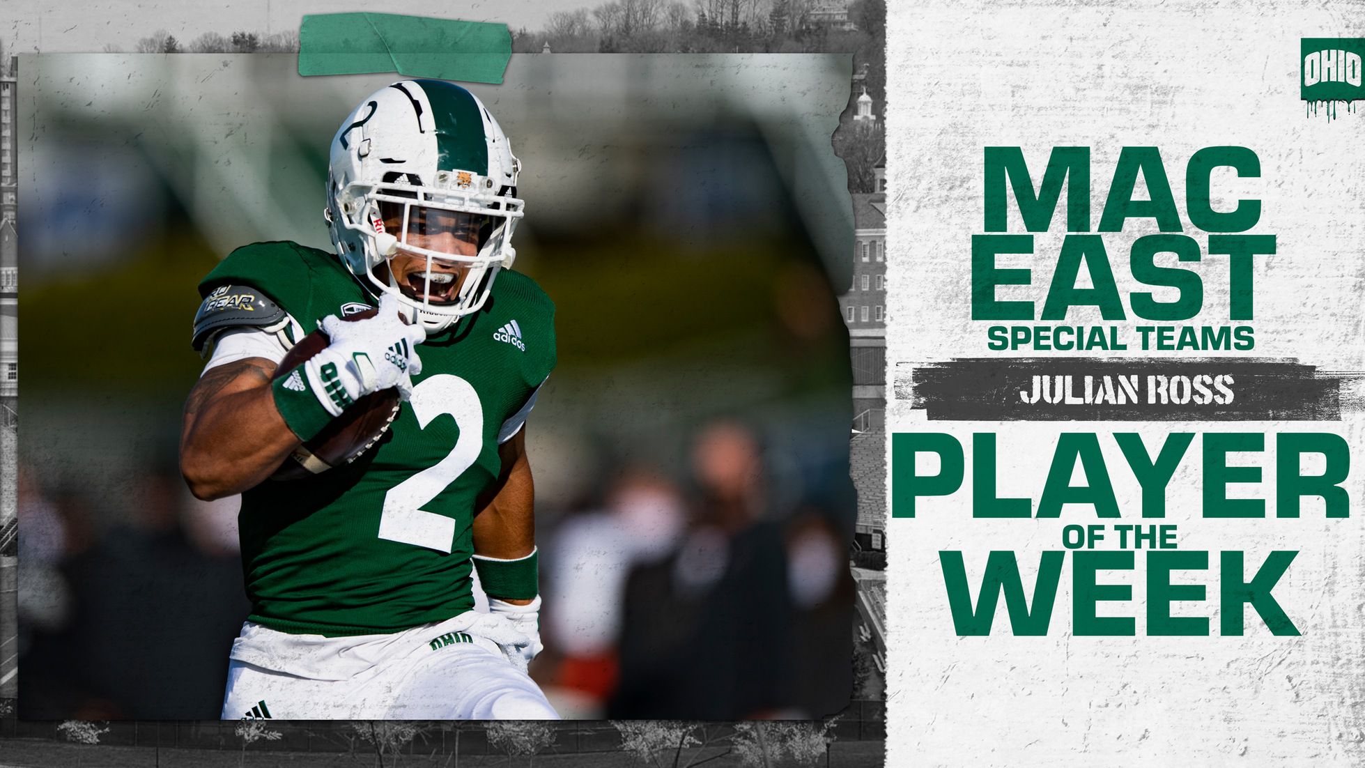 Ohio Bobcat named Player of the Week