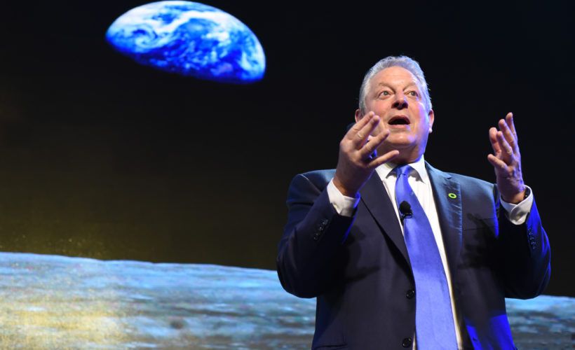 Us Vice President Al Gore Gives Climate Lecture In Manila