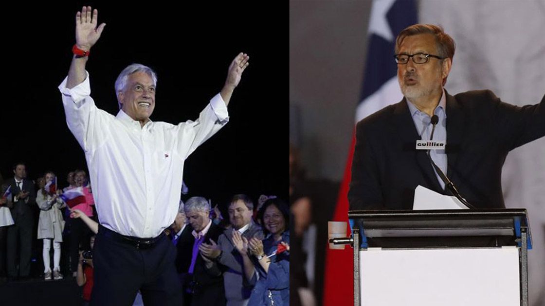 Segunda vuelta, Guillier y Piñera