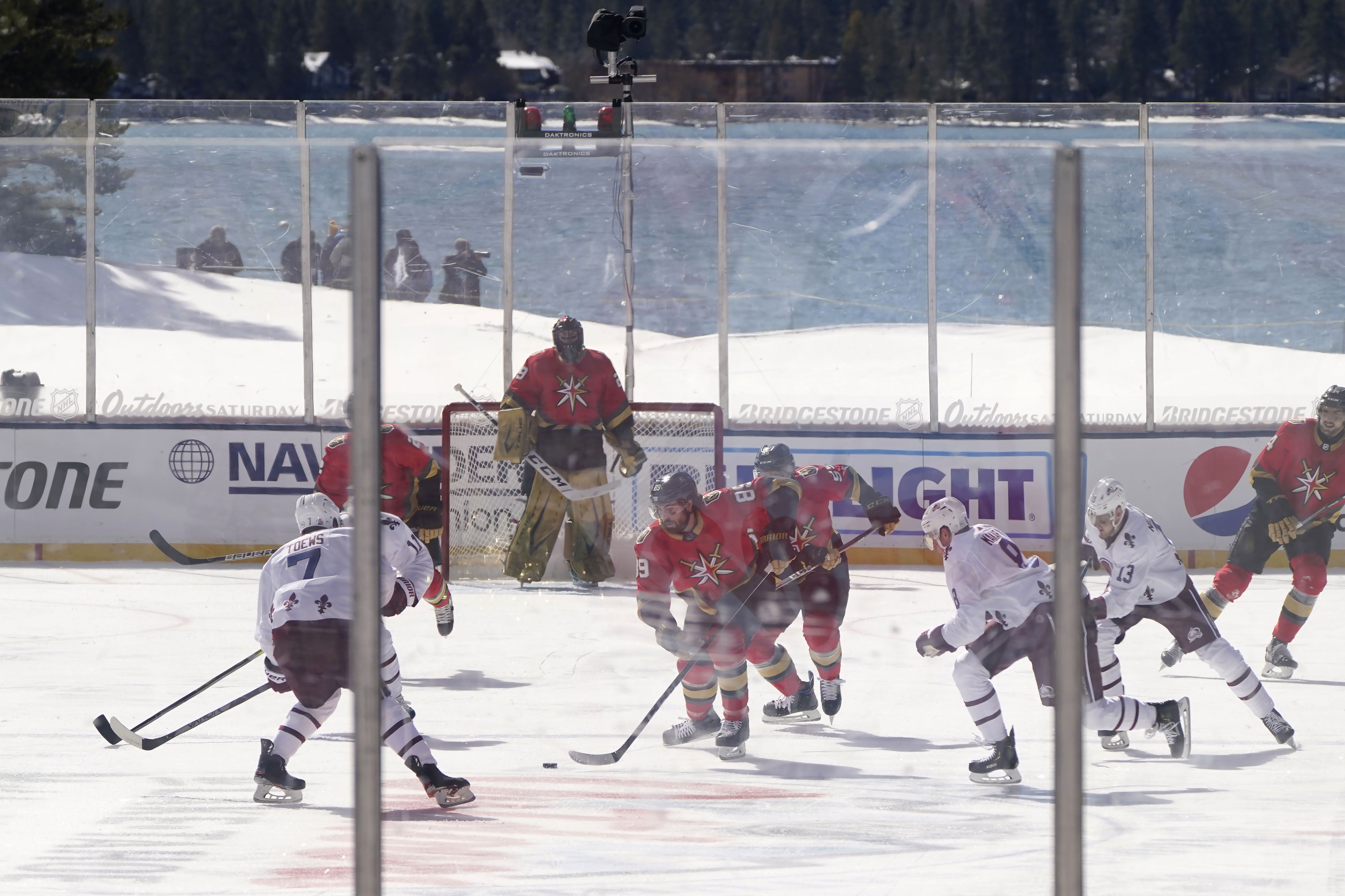 Nathan MacKinnon Colorado Avalanche Signed 25th Anniversary Season Game  Hockey Puck