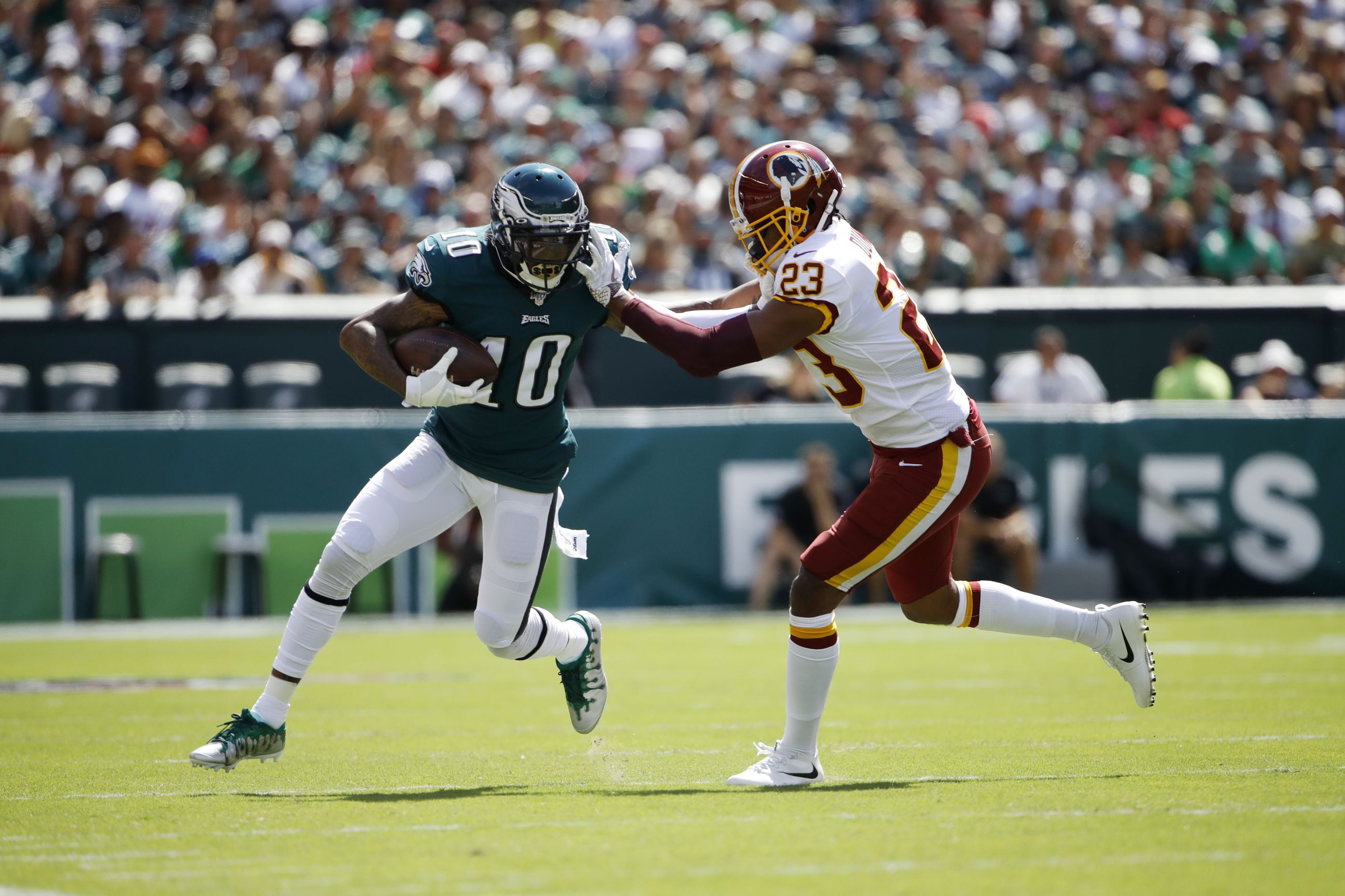 Without DeSean Jackson, Eagles struggling at wide receiver