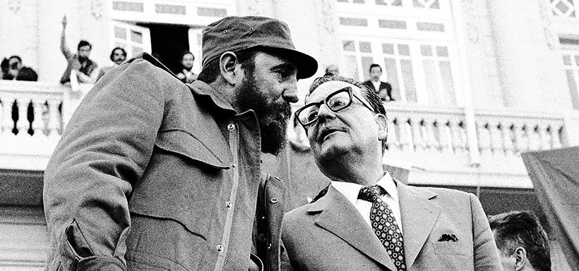 Fidel Castro y Allende