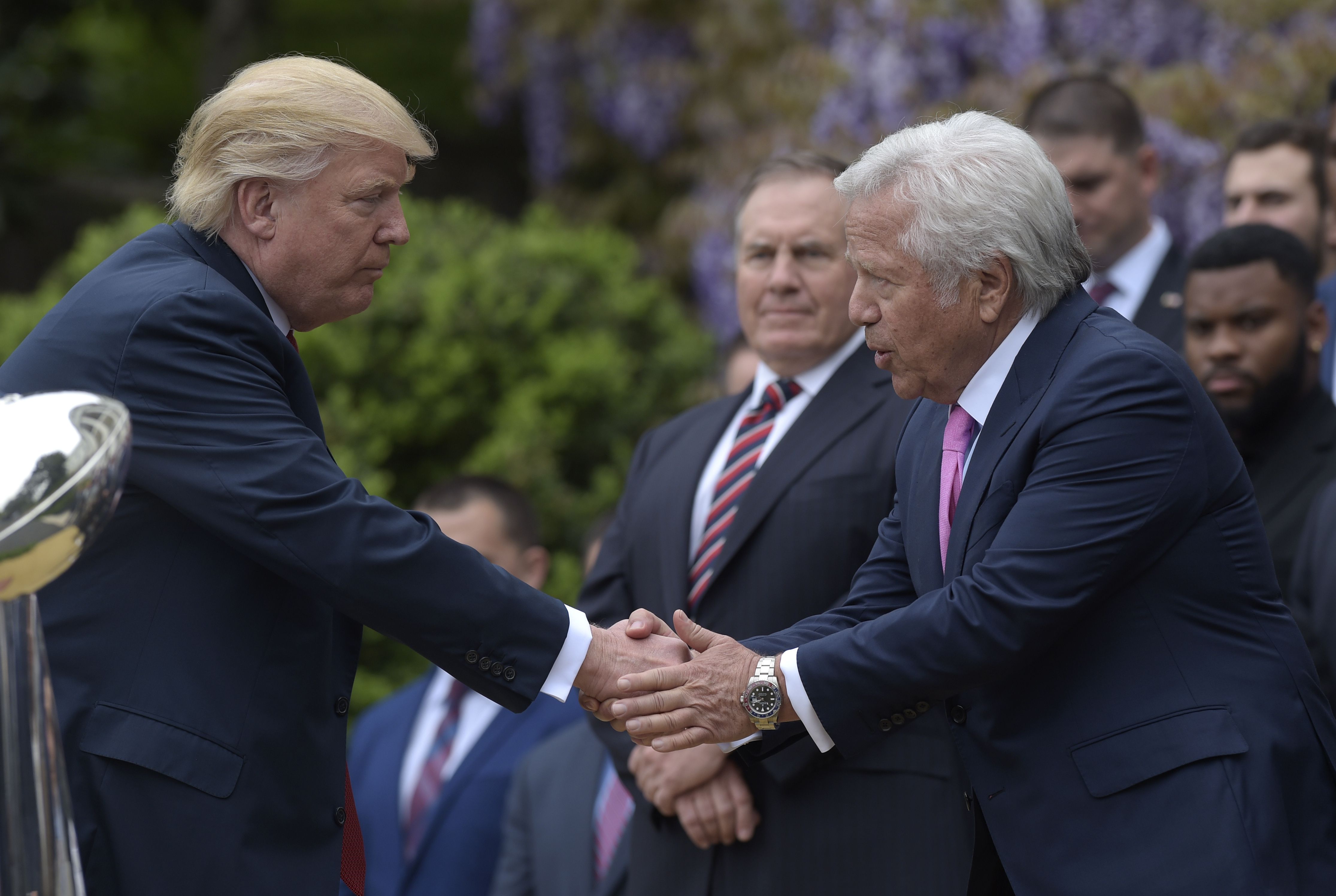 Robert Kraft hopes President Trump can get his 'stolen' Super Bowl