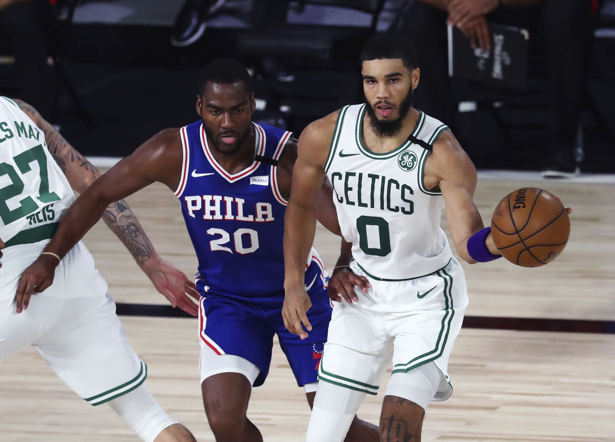 Jayson Tatum doubles down on 'Humbly” statement with pregame T