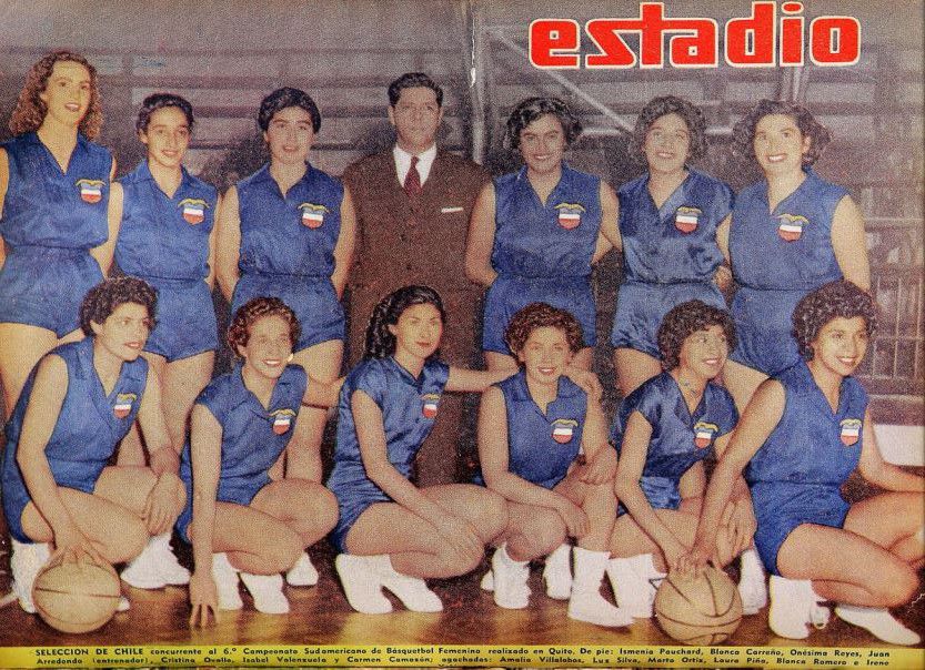 La selección chilena de básquetbol femenino se consagra campeona sudamericana en 1956