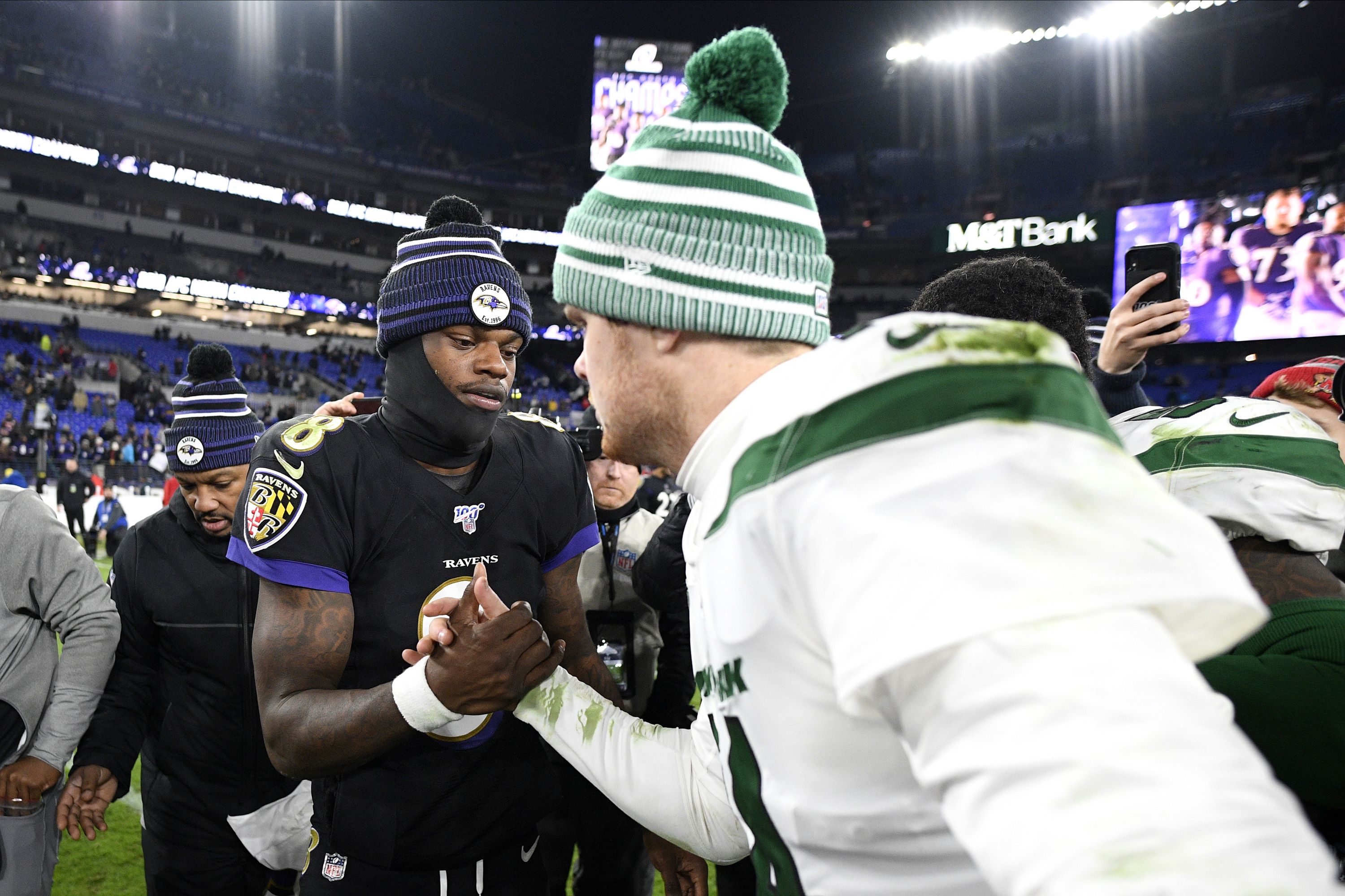 NFL - Darnold and the New York Jets. Jackson and the Baltimore