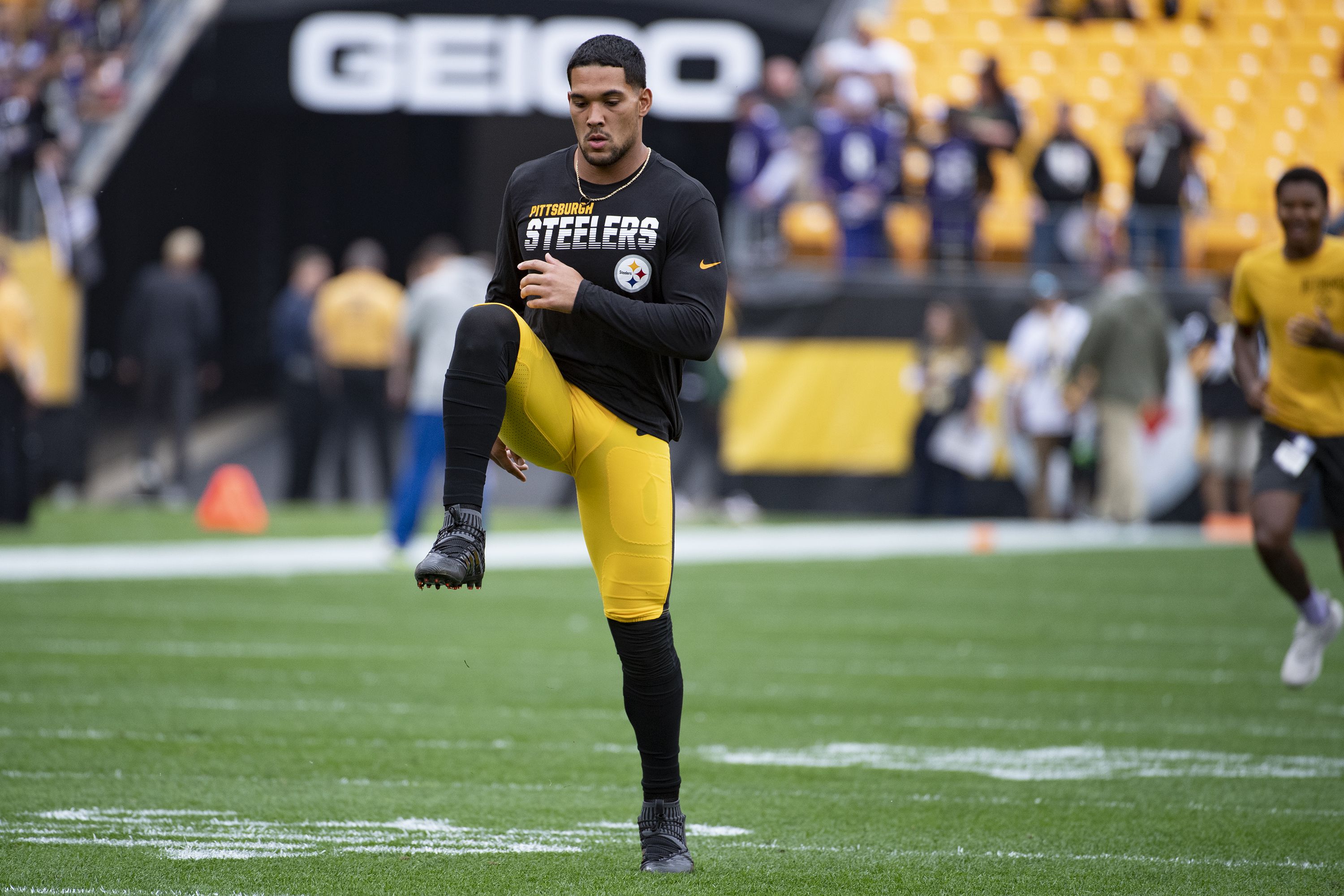 Steelers RB James Conner gets workout on with former backfield mate