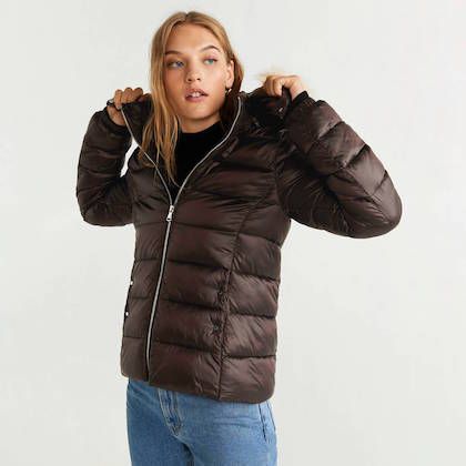 Parka Mango Negra