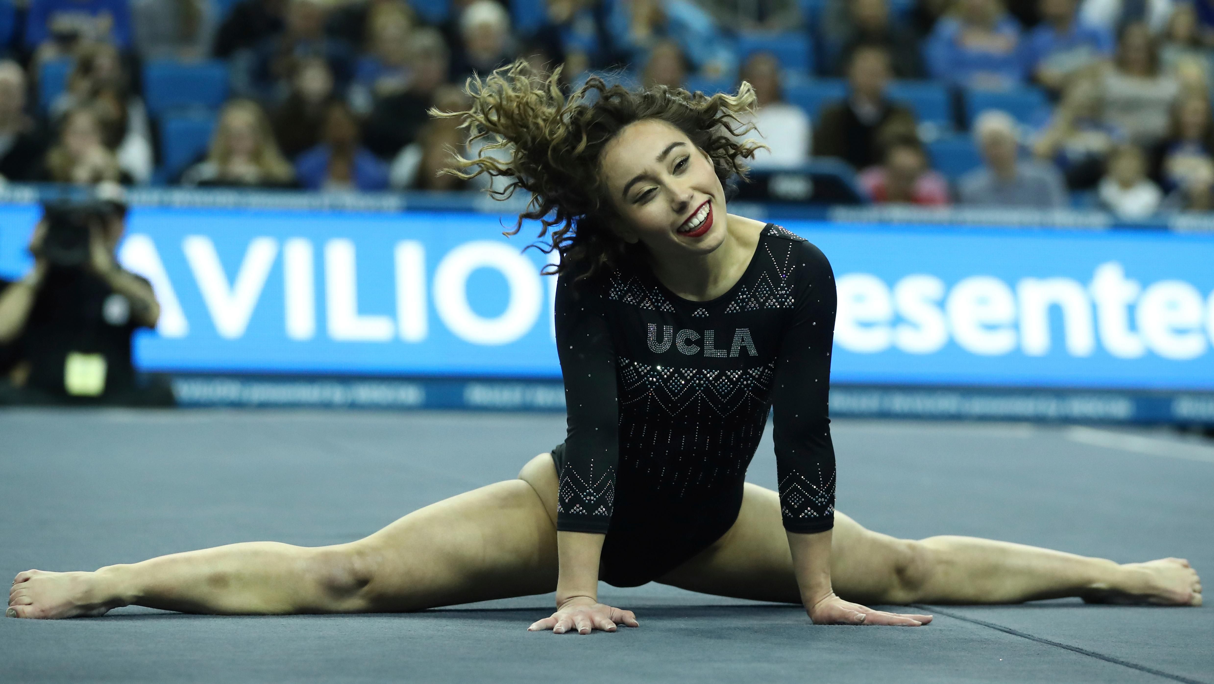 UCLA gymnast Katelyn Ohasi earns perfect 10 for floor exercise; internet  goes wild