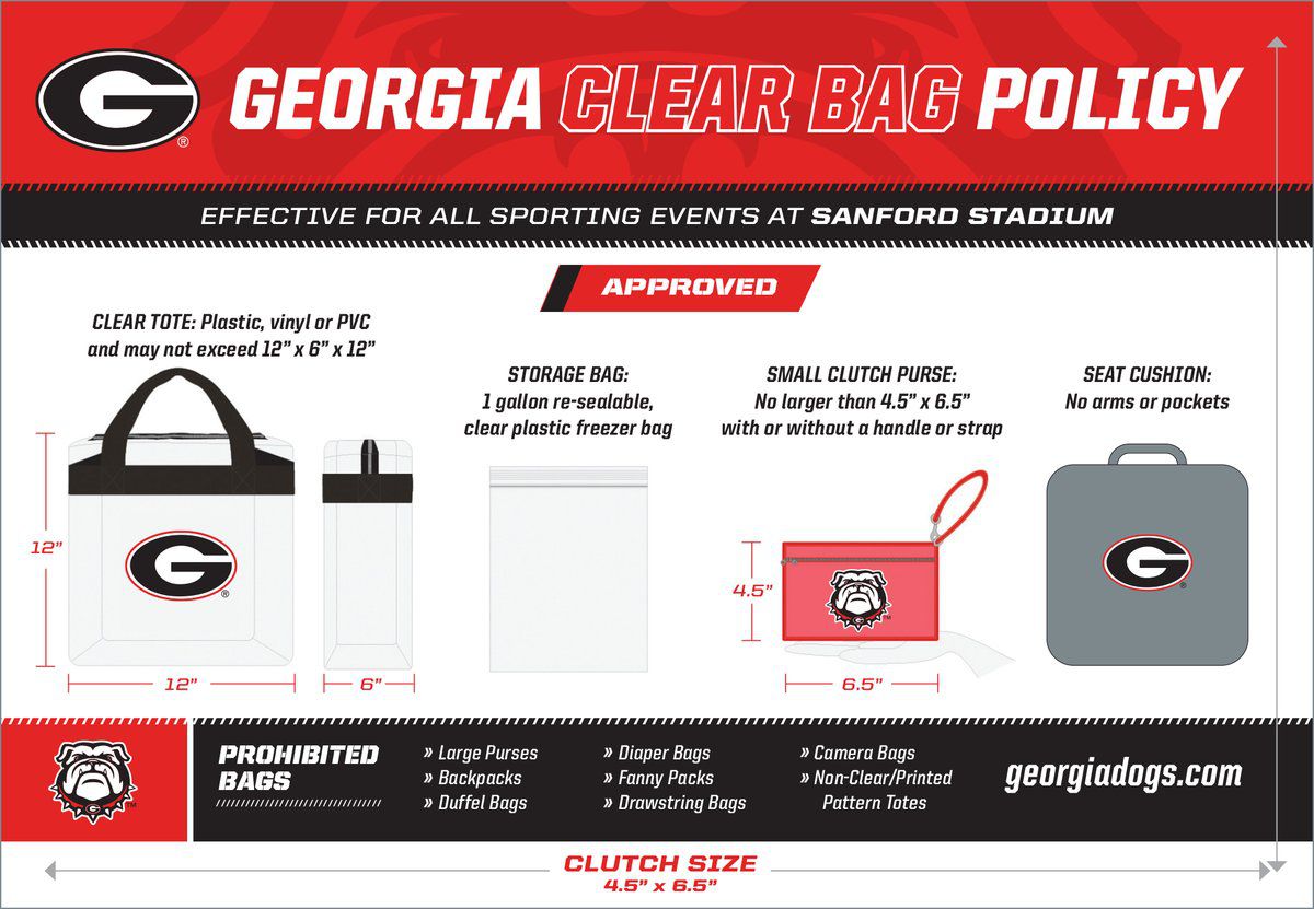 SoFi Stadium on X: Please adhere to our clear bag policy
