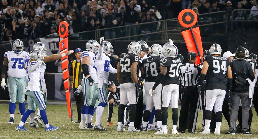 Dallas Cowboys beat Oakland Raiders by slimmest of margins