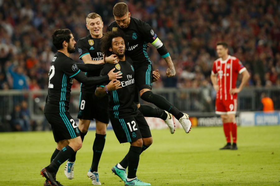 BAYERN REAL MADRID MARCELO