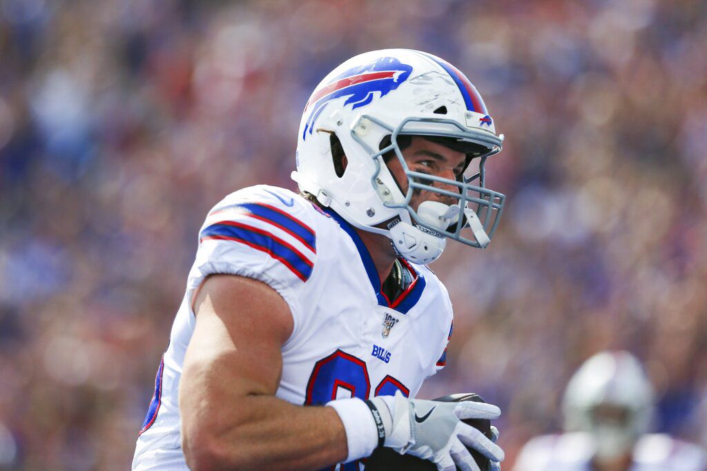 Bills' Dawson Knox was 'grown ass man' on rampage catch and run to set up  winning TD 