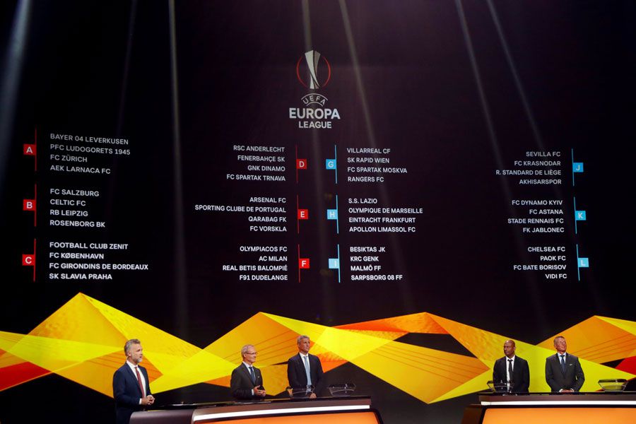 Europa League, sorteo