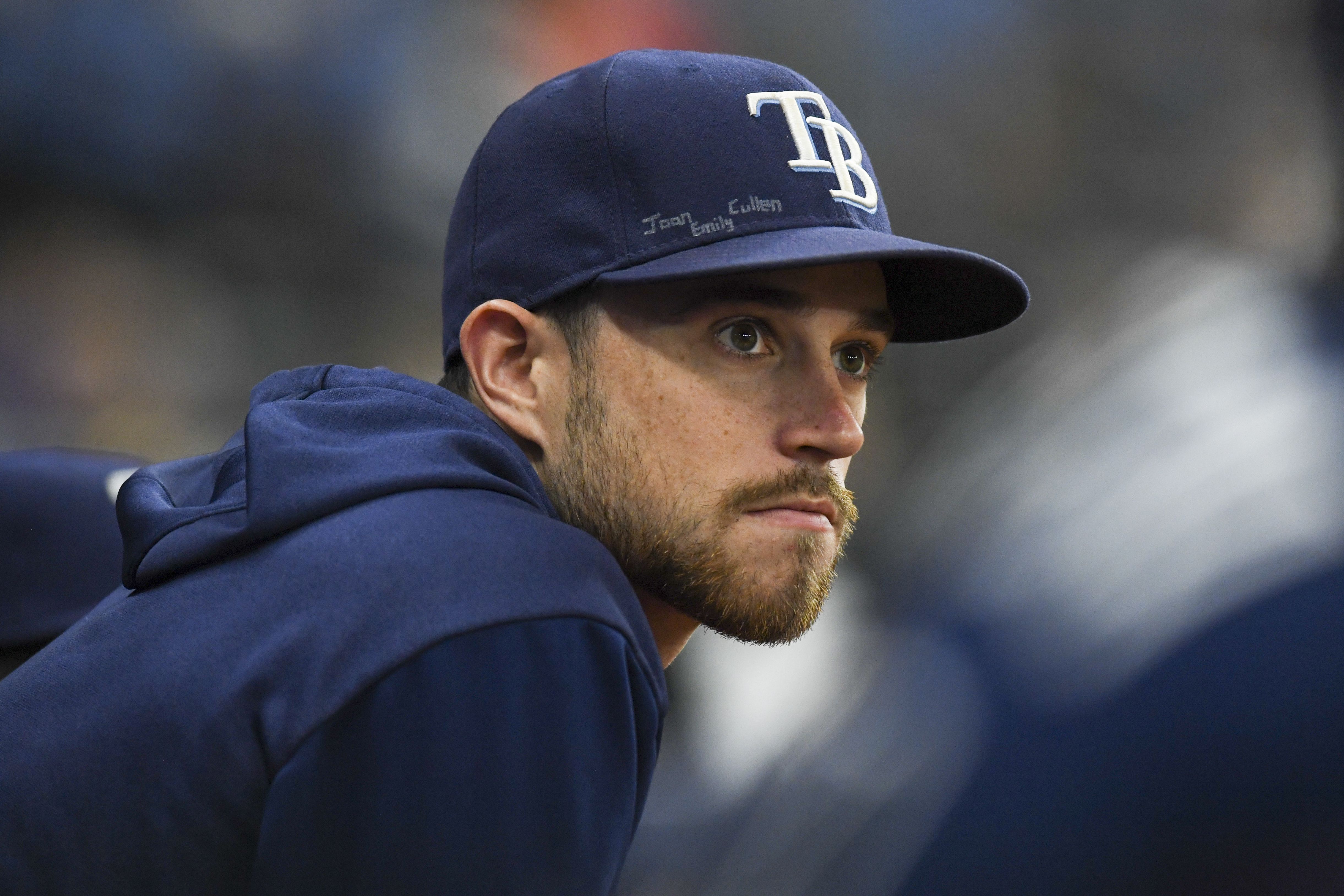 Tampa Bay Rays Brandon Lowe Authentic Salute To Service Men's