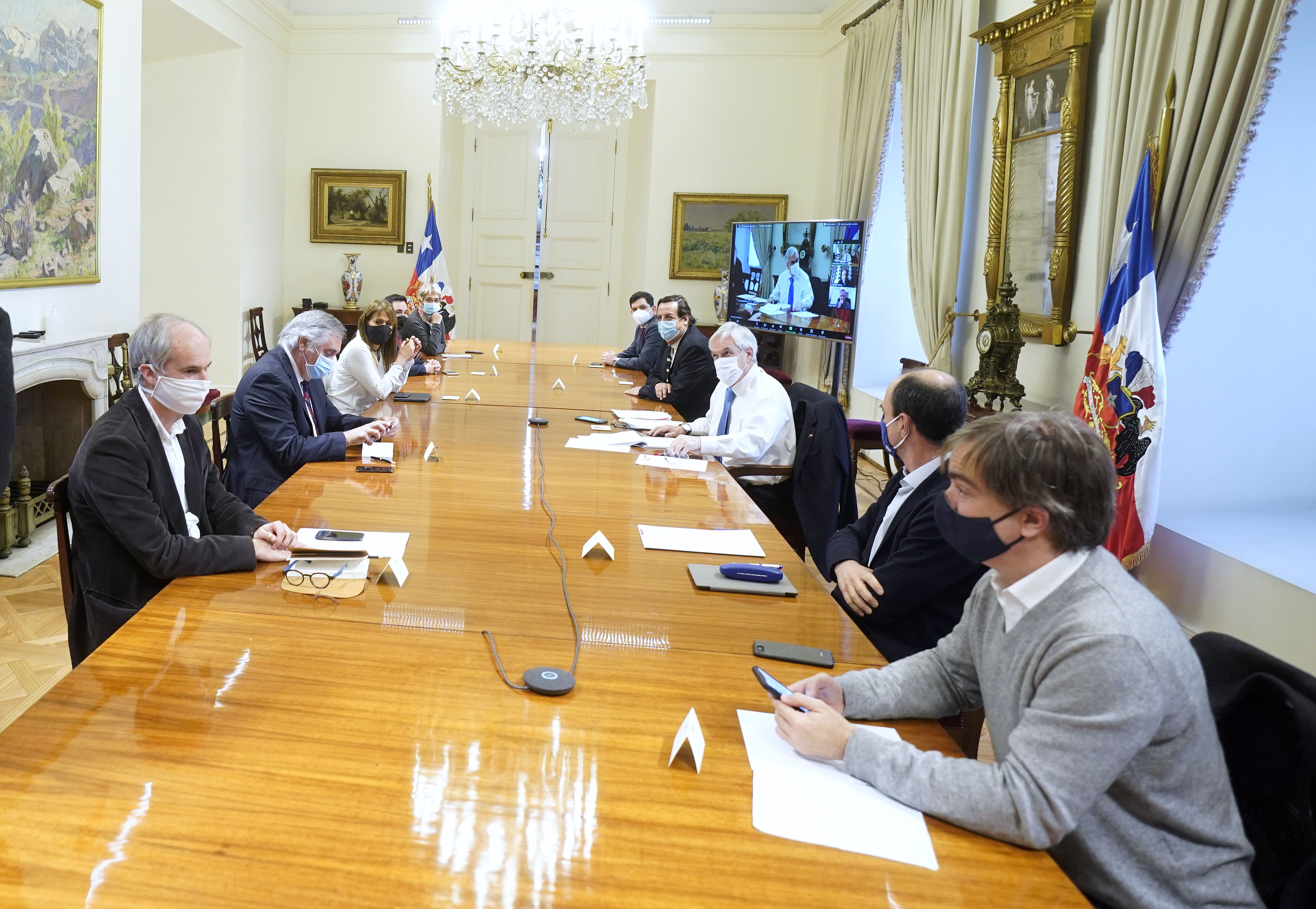 Reunión Chile Vamos Piñera