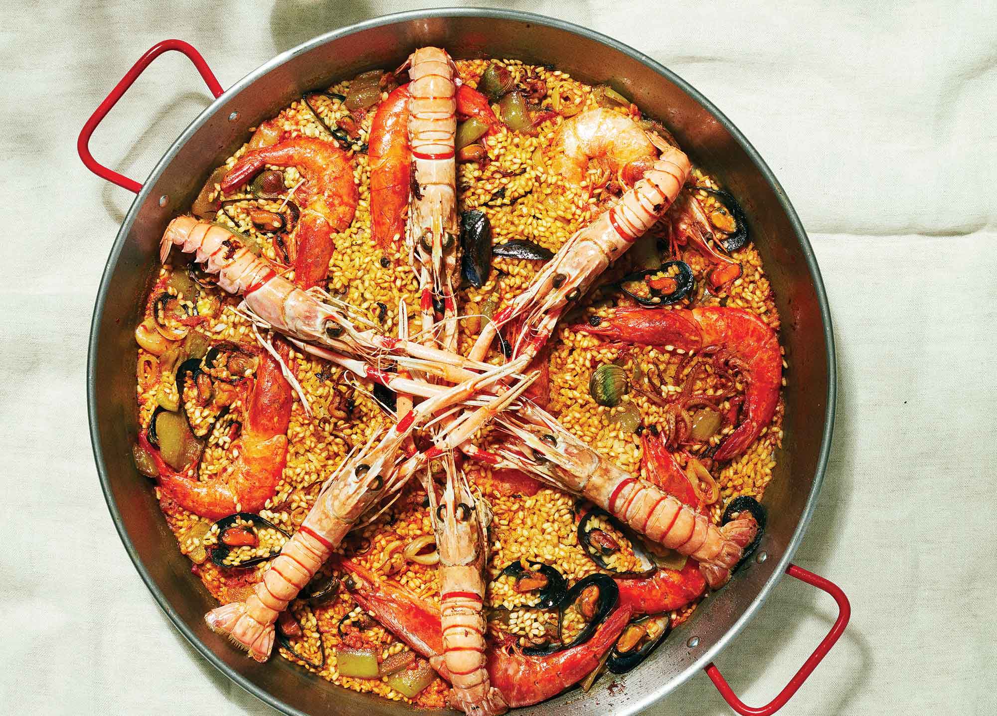 Shellfish Paella Recipe Saveur