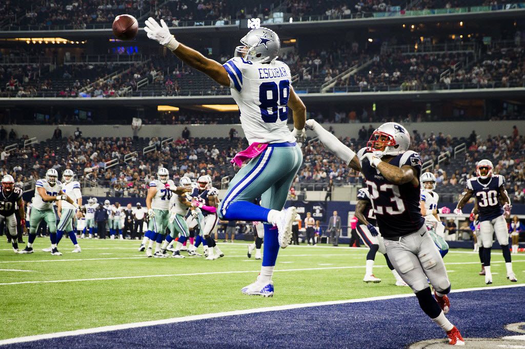 Back Judge Steve Patrick wears a Crucial Catch hat during an NFL football  game between the Carolina Panthers and Dallas Cowboys, Sunday, Oct. 3,  2021, in Arlington, Texas. Dallas won 36-28. (AP