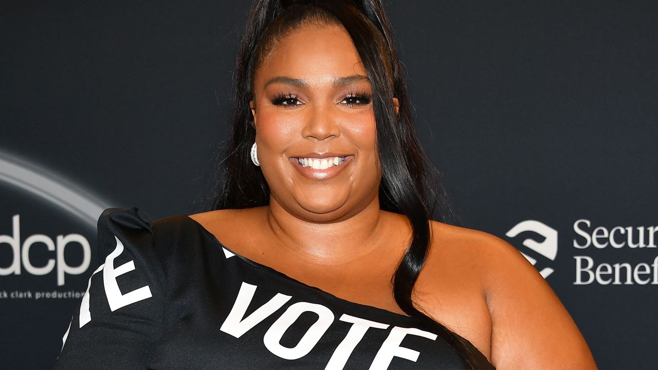 Lizzo's Vote Dress at Billboard Music Awards 2020: Photos