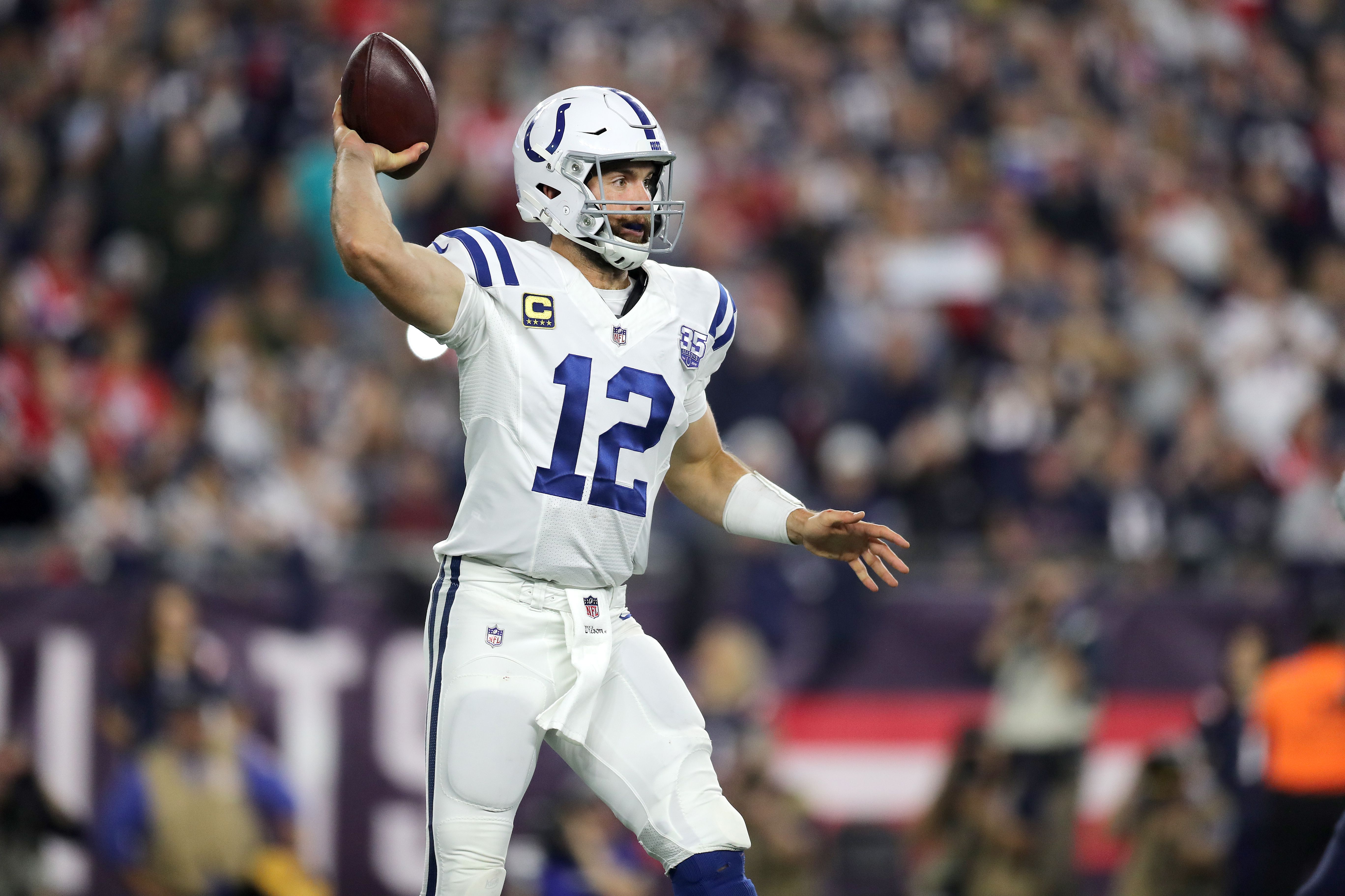 The young vs. the restless: Andrew Luck vs. Tom Brady is now AFC's