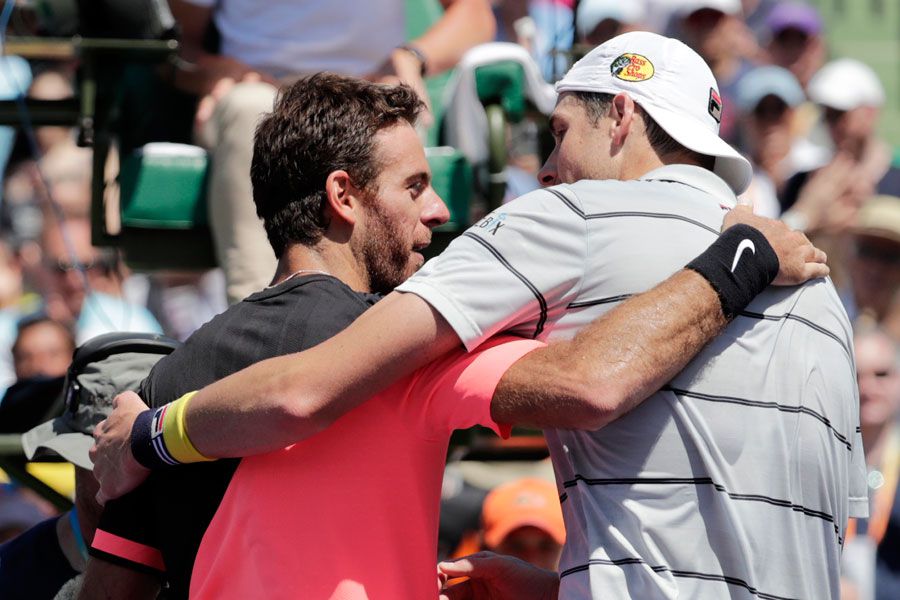 Del Potro, Isner