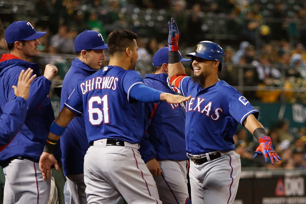 Rougned Odor and Robinson Chirinos, longtime Texas Rangers