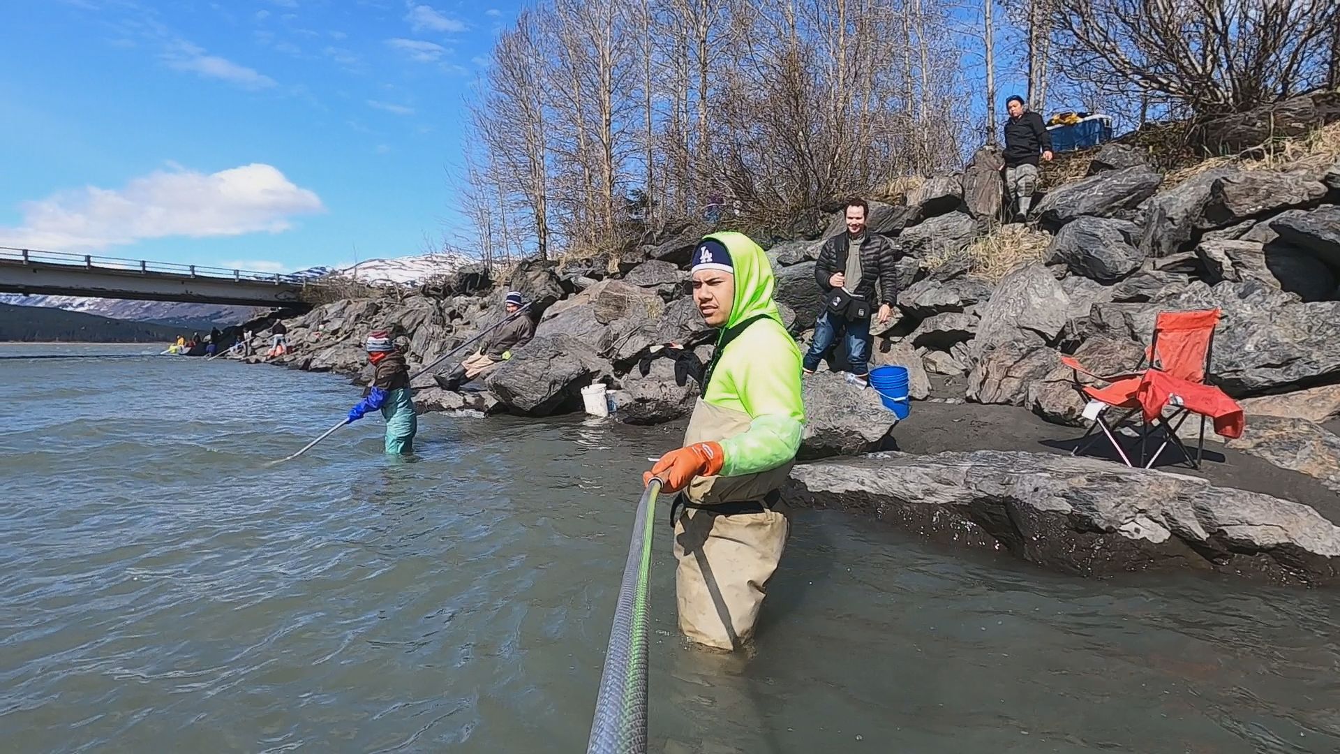 Dipnetting for Hooligan  Fishing in Alaska 
