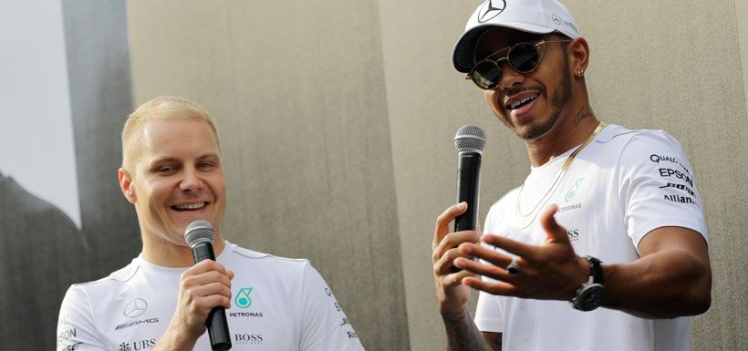 Bottas, Hamilton