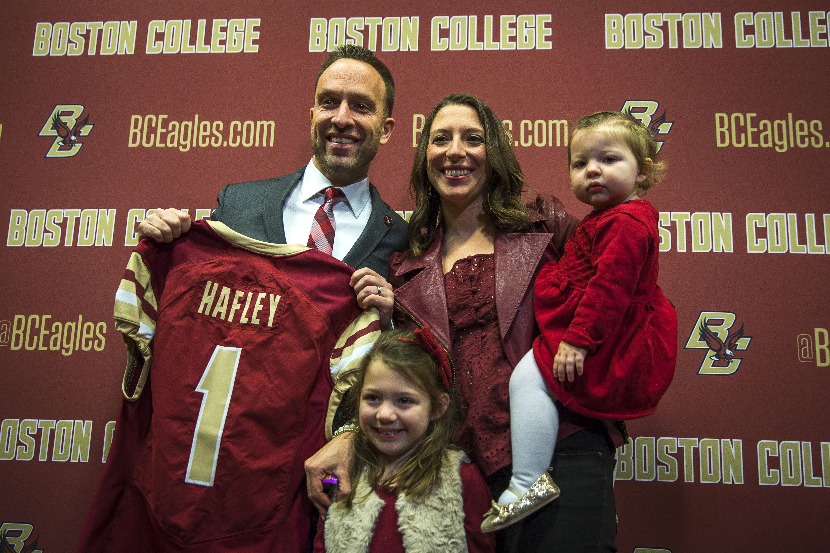 For Jeff Hafley, everything about being BC's football coach has