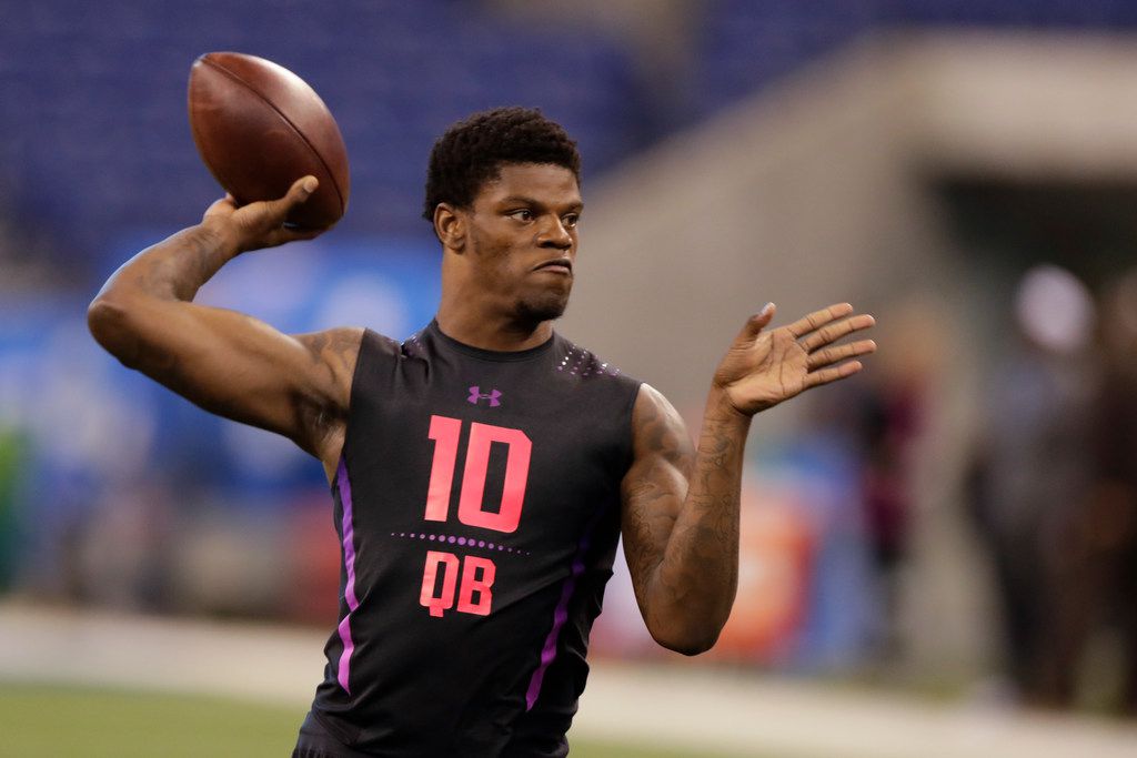 Could Louisville QB Lamar Jackson be in play for the Cowboys on