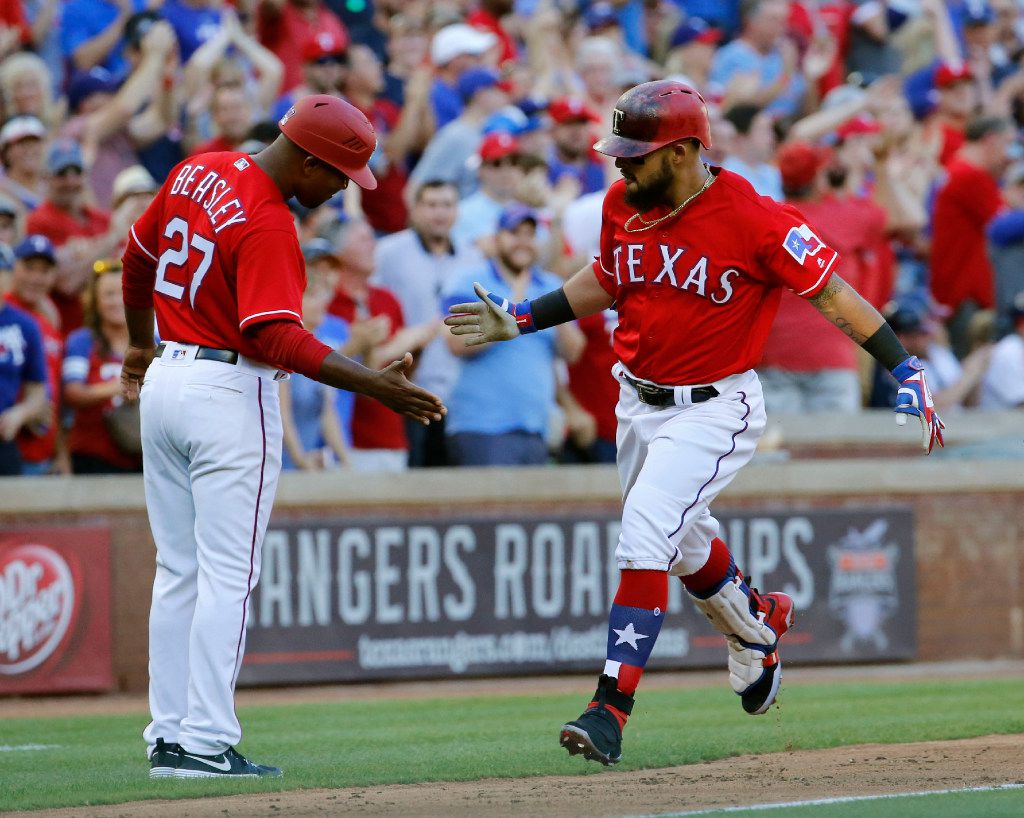 Pressures of a big contract? Rougned Odor shows none of that in an
