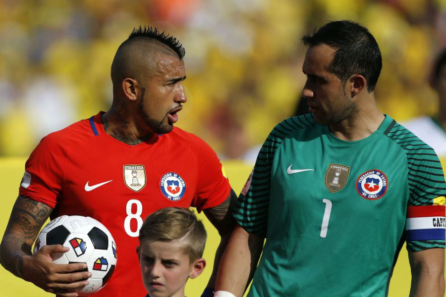 ARTURO VIDAL Y CLAUDIO BRAVO