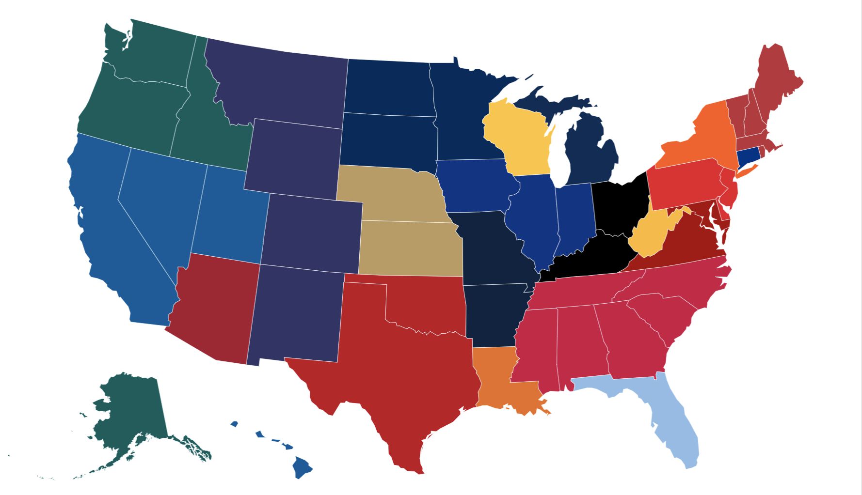 Most Popular MLB Team by State – SideLeague