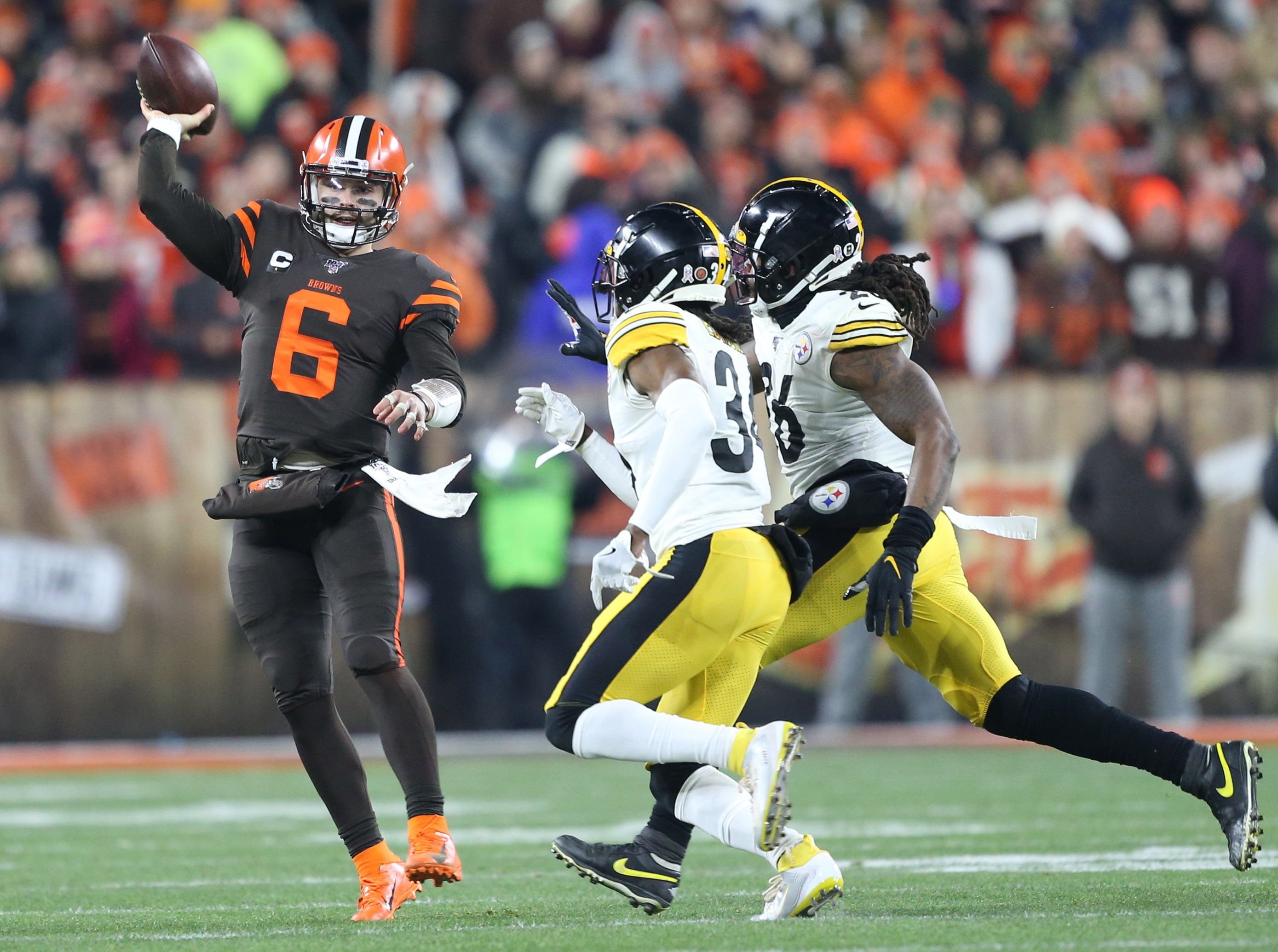 WATCH: Ugly skirmish as Browns beat Steelers