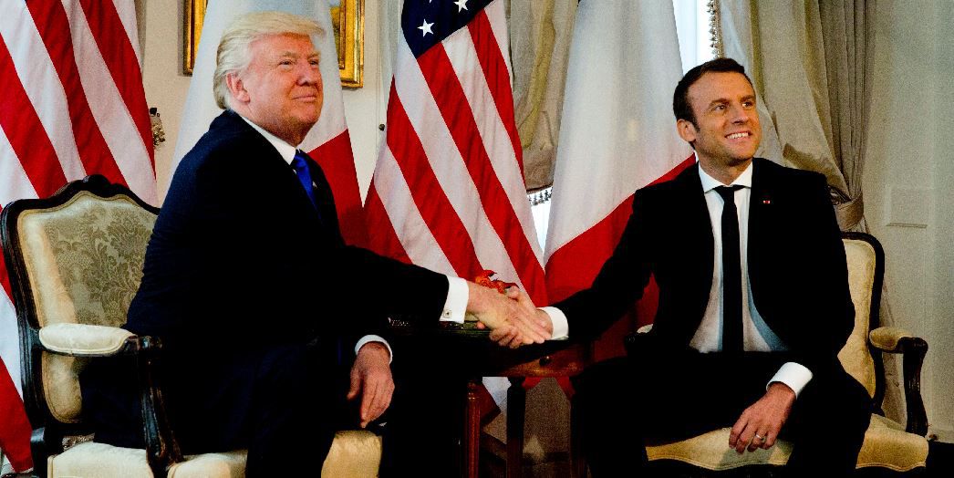 trump-macron