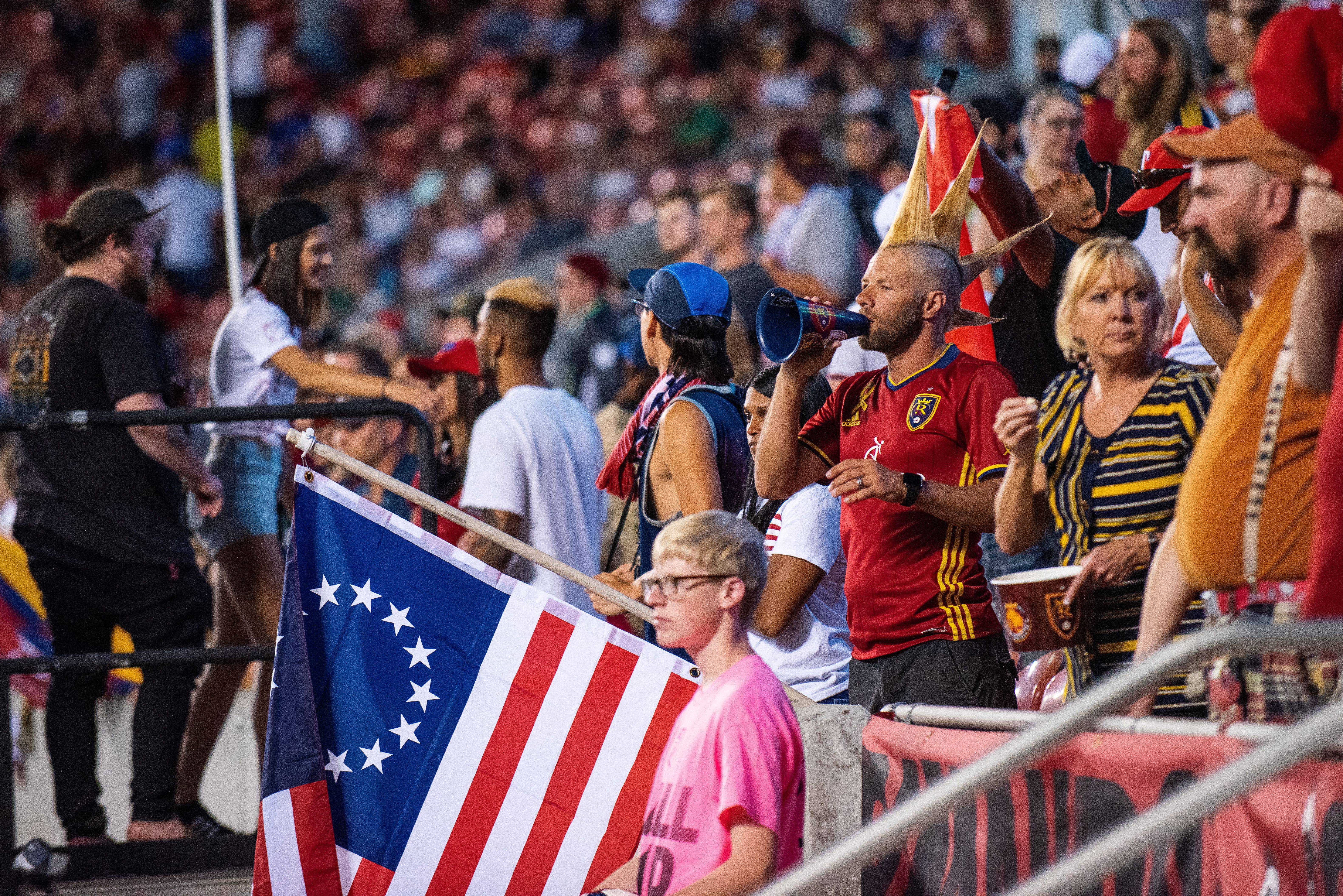 How A Photo Of Rival Soccer Fans Became 'A Symbol Of Unity' In