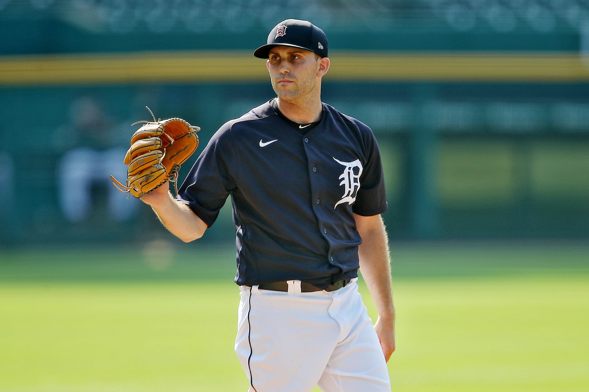 Detroit Tigers starting pitcher Dontrelle Willis (21) during the