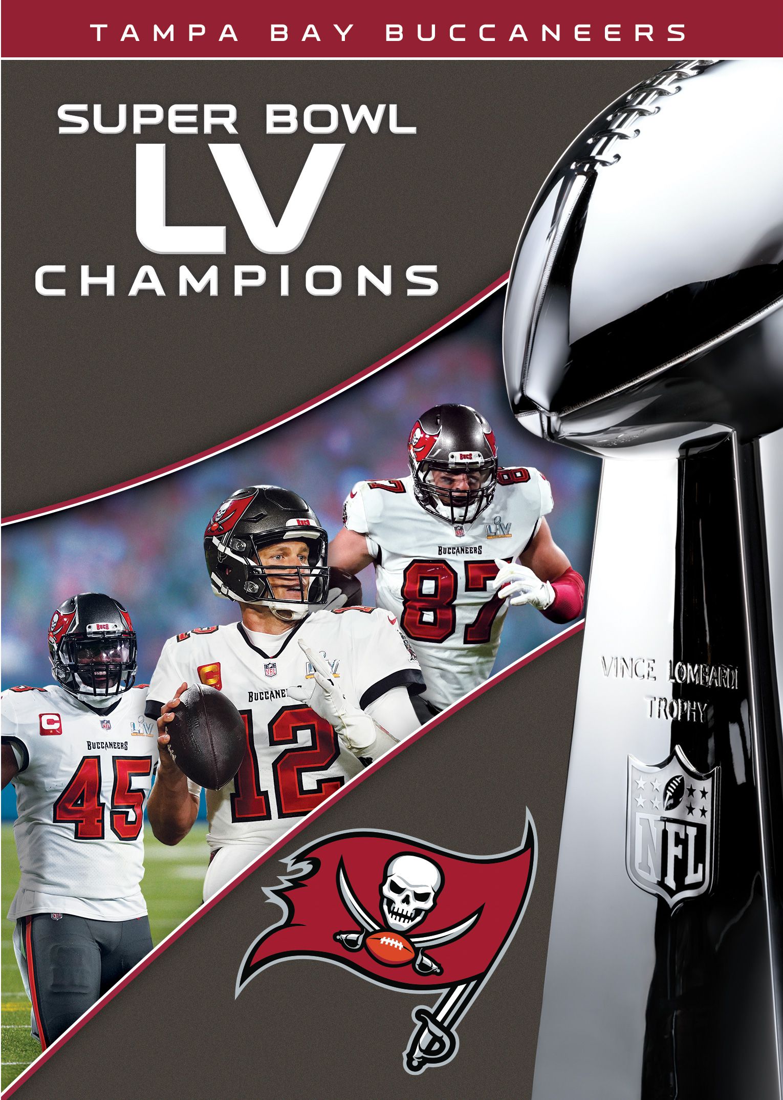 Super Bowl LV 55 Deluxe 6 DVD Edition Tampa Bay Buccaneers vs Kansas City  Chiefs