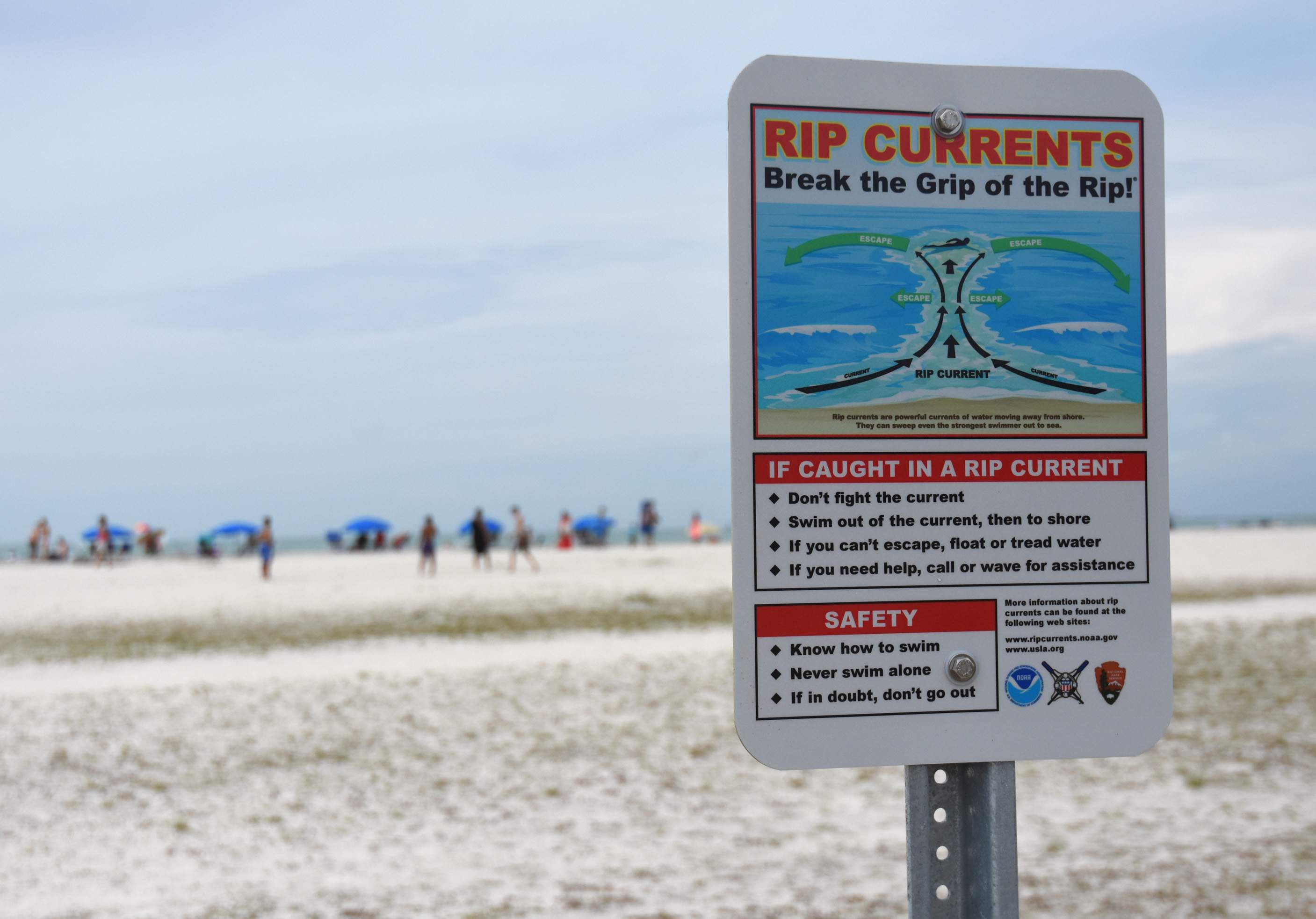 rip current sign