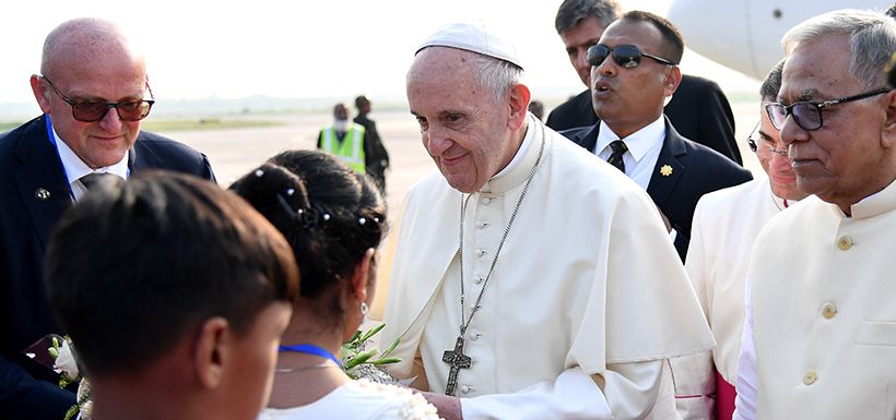 EL PAPA FRANCISCO VISITA BANGLADESH