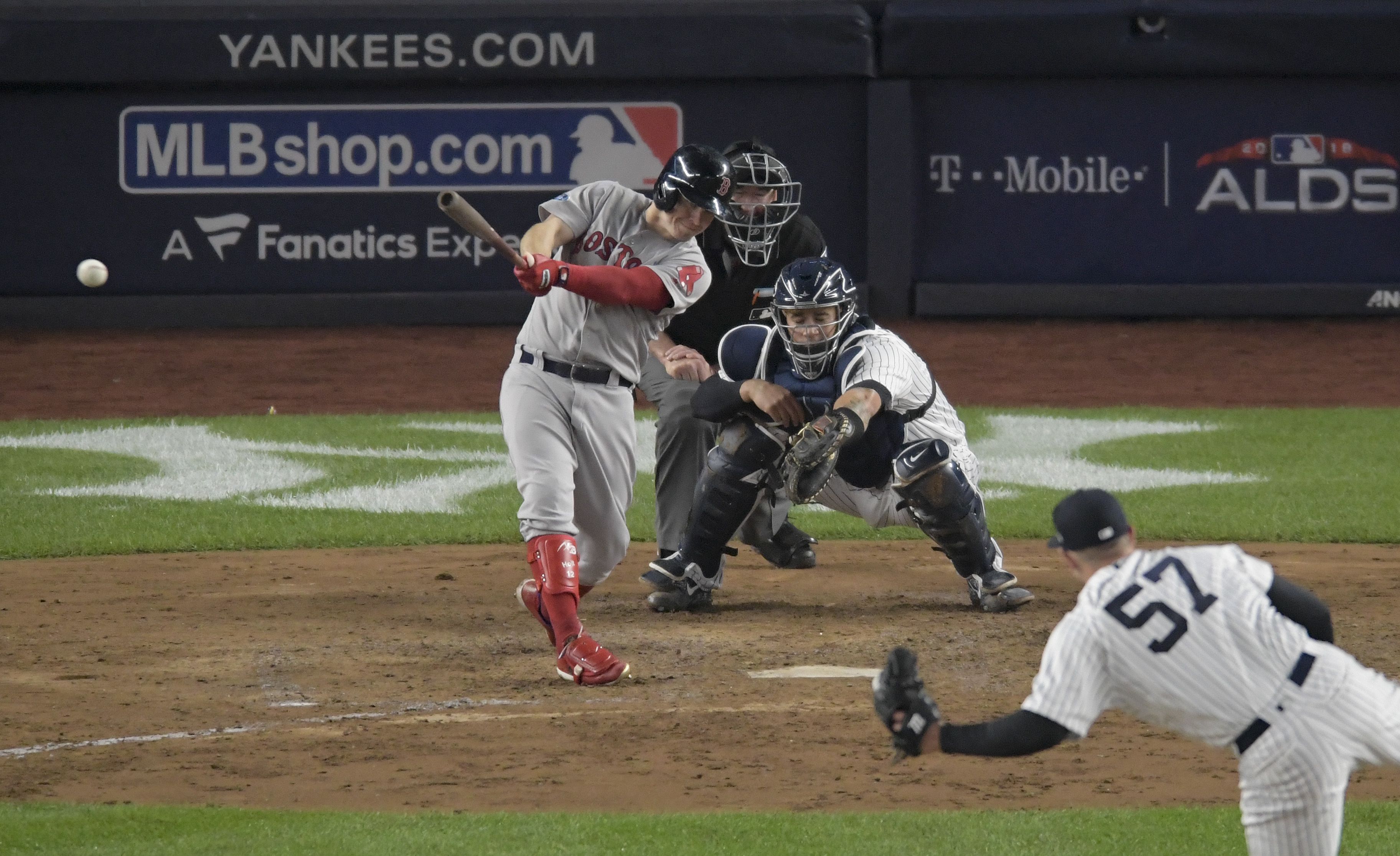 Brock Holt hits for cycle for Red Sox against Yankees in ALDS Game 3