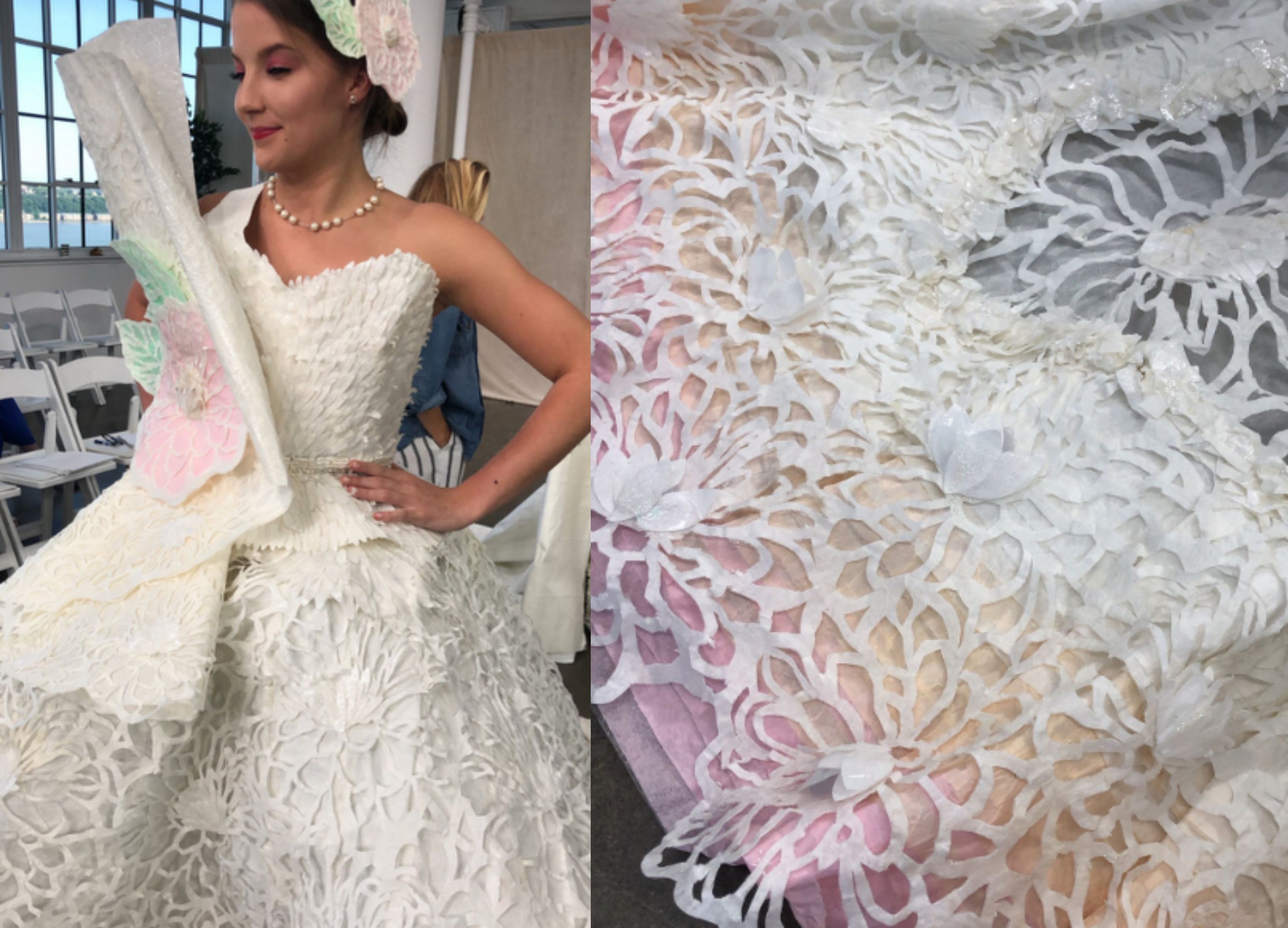 Conocé los tres mejores vestidos de novia hechos de.... ¡papel higiénico! |  TN