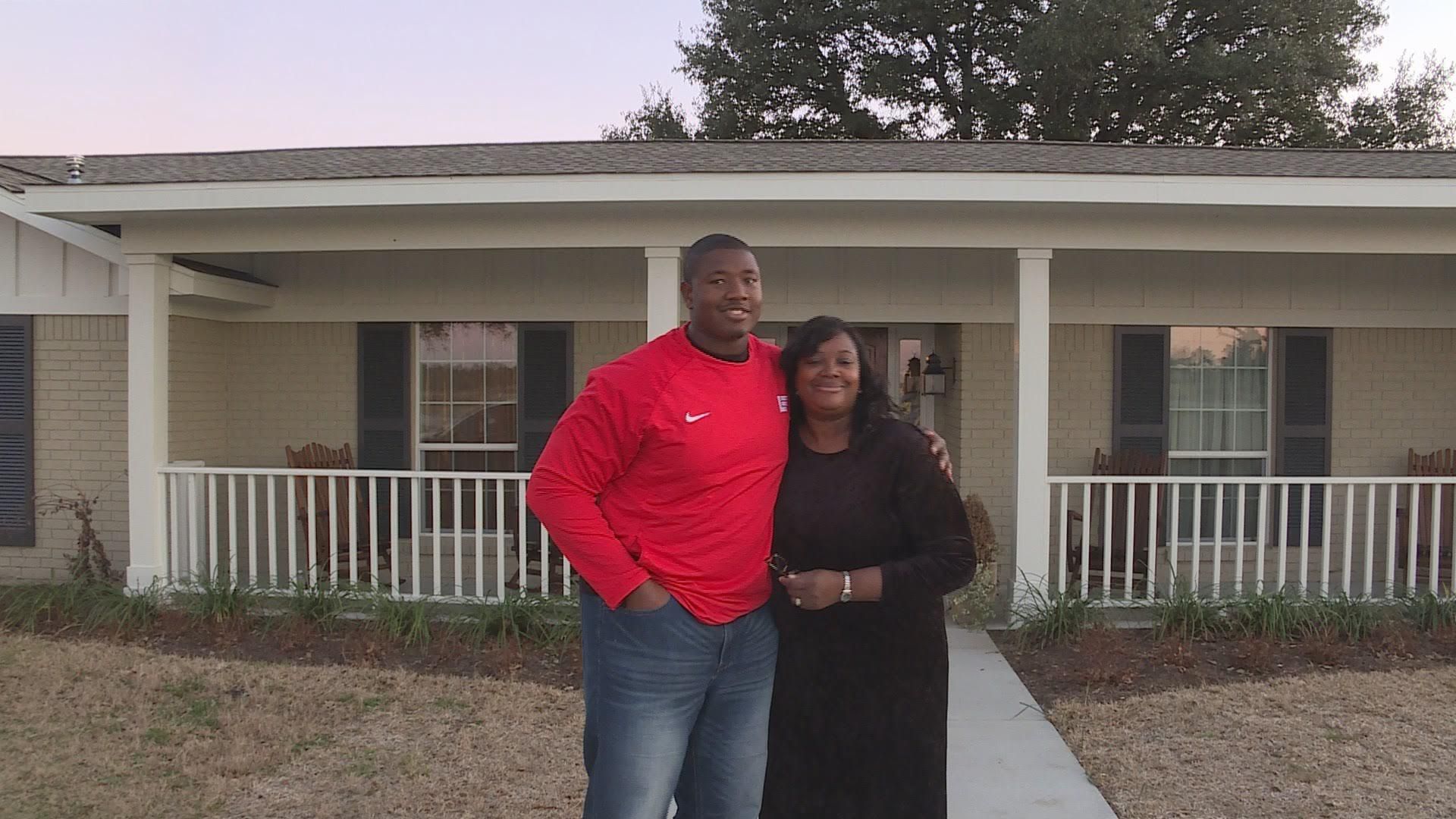 Local NFL player pitches in as “Fixer Upper” transforms parents' home