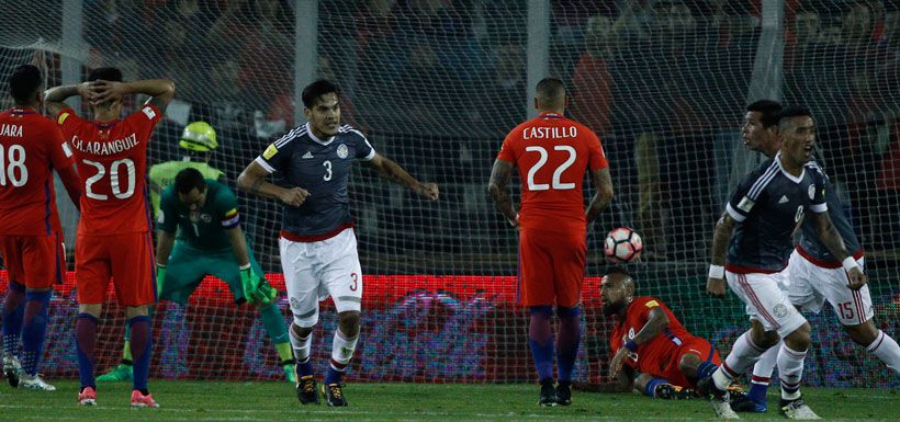 Chile, Paraguay, Autogol, Arturo Vidal