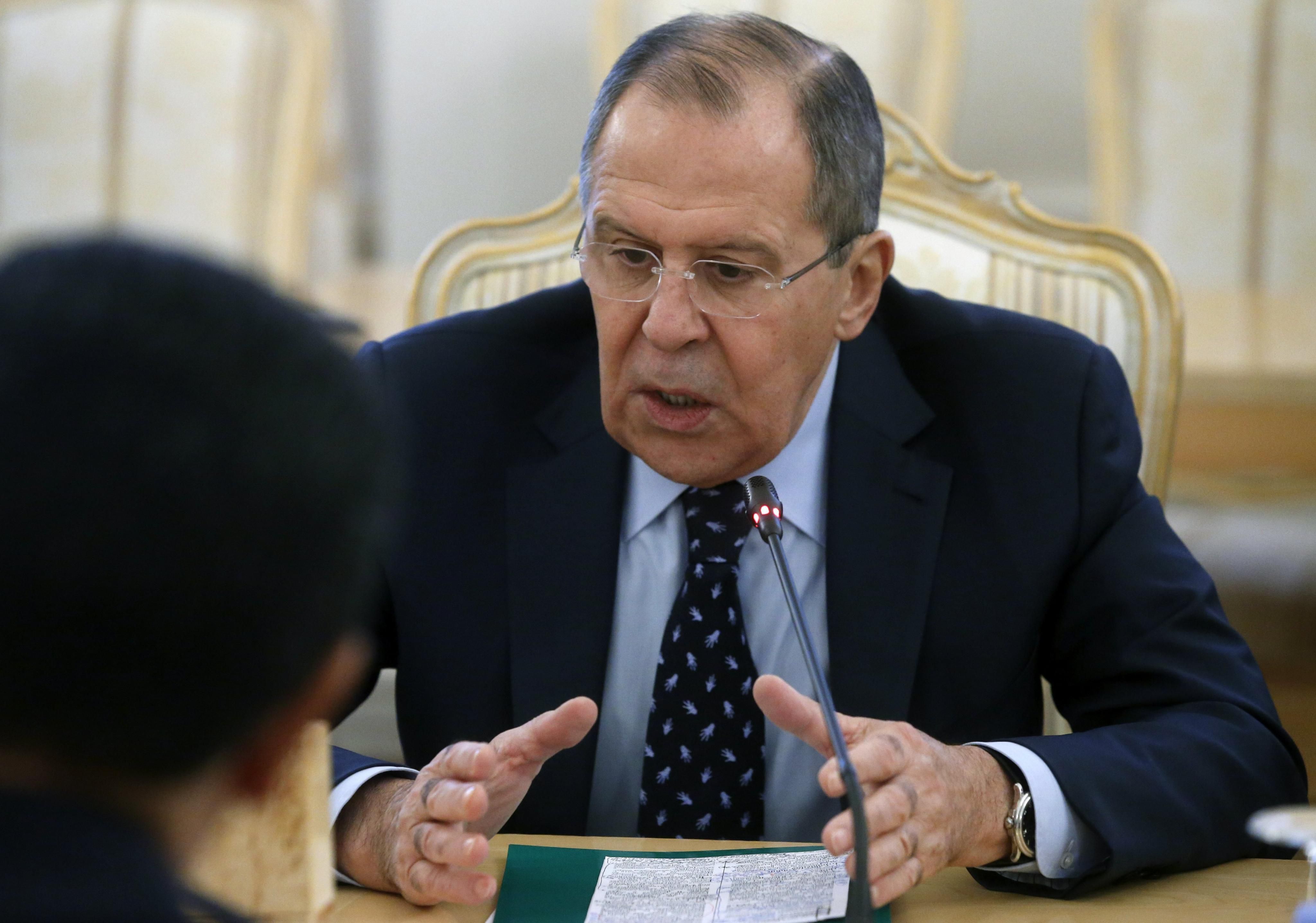 Sergei Lavrov, canciller ruso