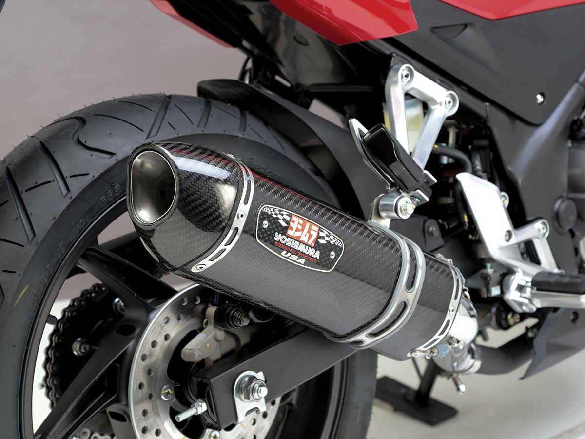 Honda cbr300r deals aftermarket exhaust